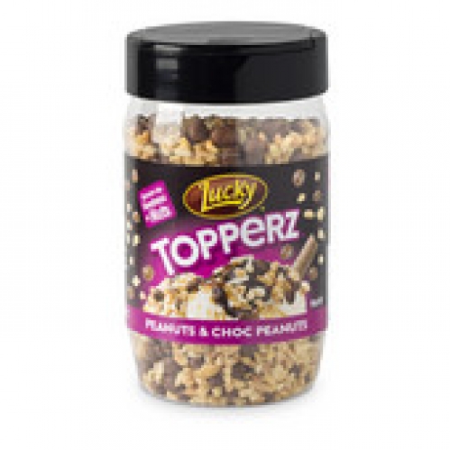 Lucky Topperz Peanuts & Choc Nut Sprinkles 160g