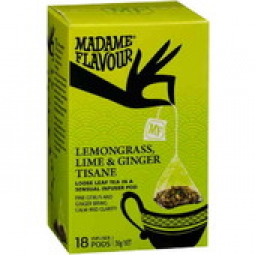 Madame Flavour Lemongrass Lime & Ginger Tea Bags 36g