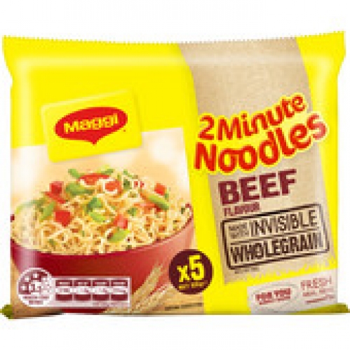 Maggi Beef Wholegrain 2 Minute Noodles 335g