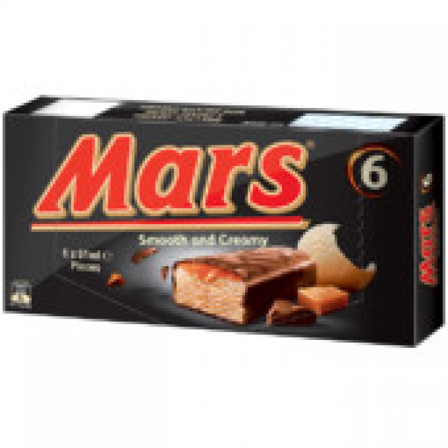 Mars Mars Bar Frozen Bars 6 pack 318mL