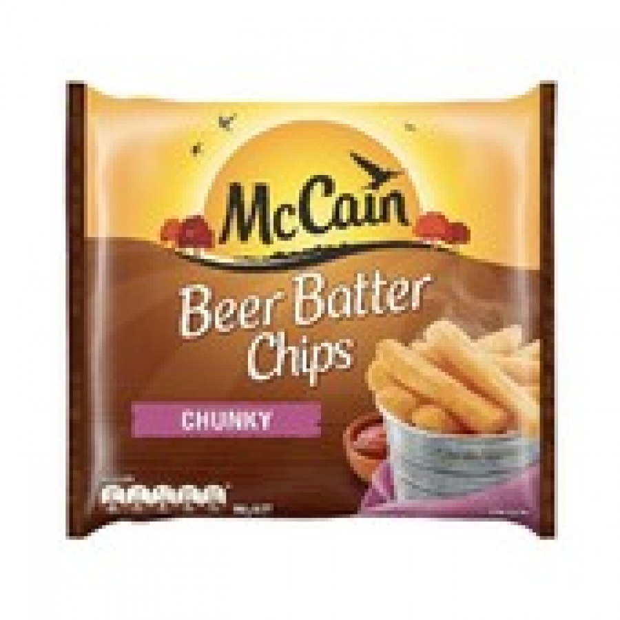 McCain Beer Battered Chunky Frozen Potato Chips 750g