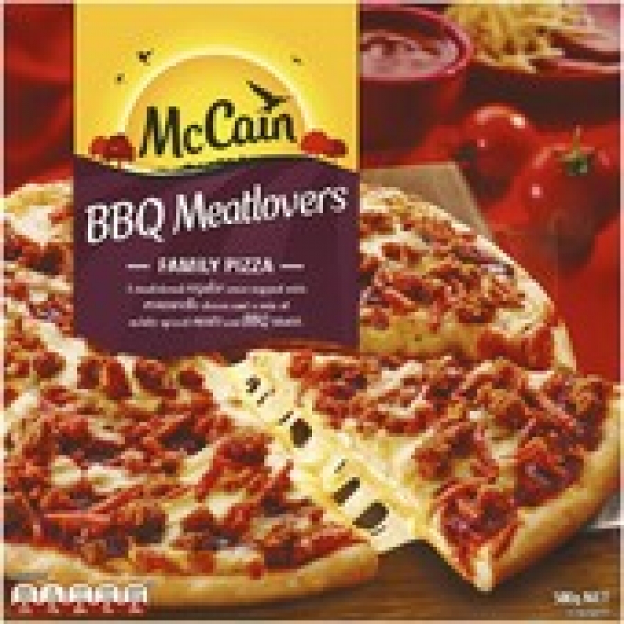 McCain Family BBQ Meatlovers Frozen Pizza 500g
