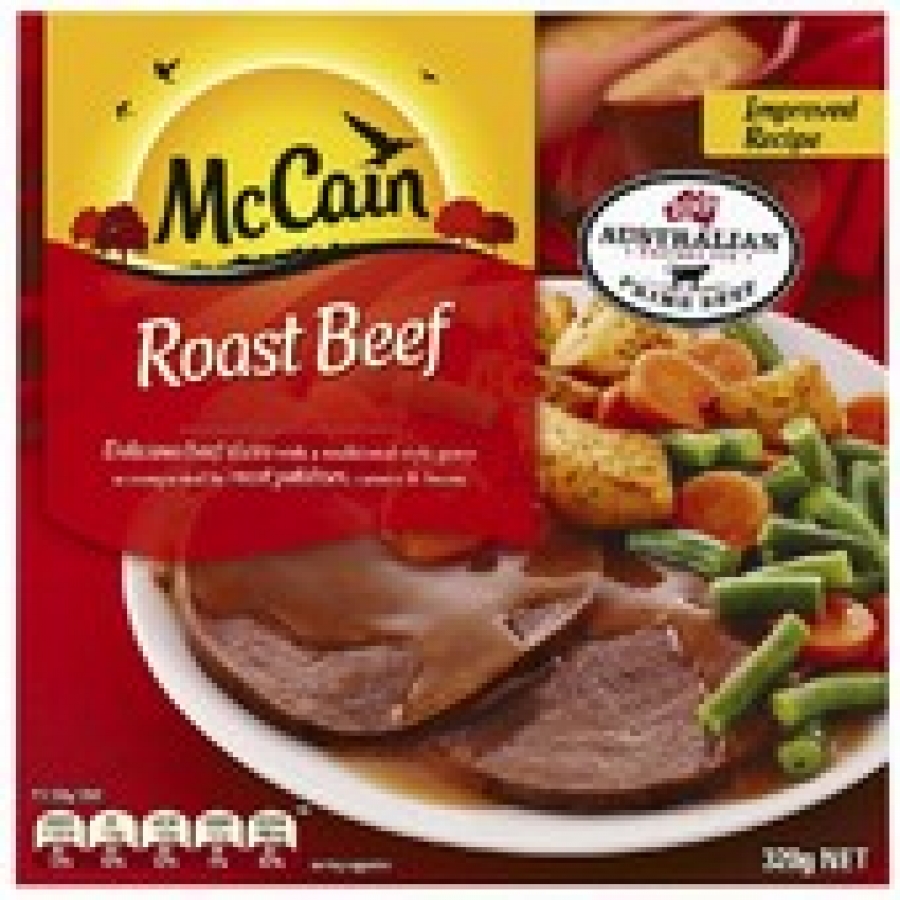 McCain Red Box Roast Beef Frozen Meal 320g