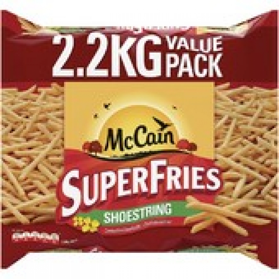 McCain Superfries Frozen Shoestring Fries Value Pack 2.2kg