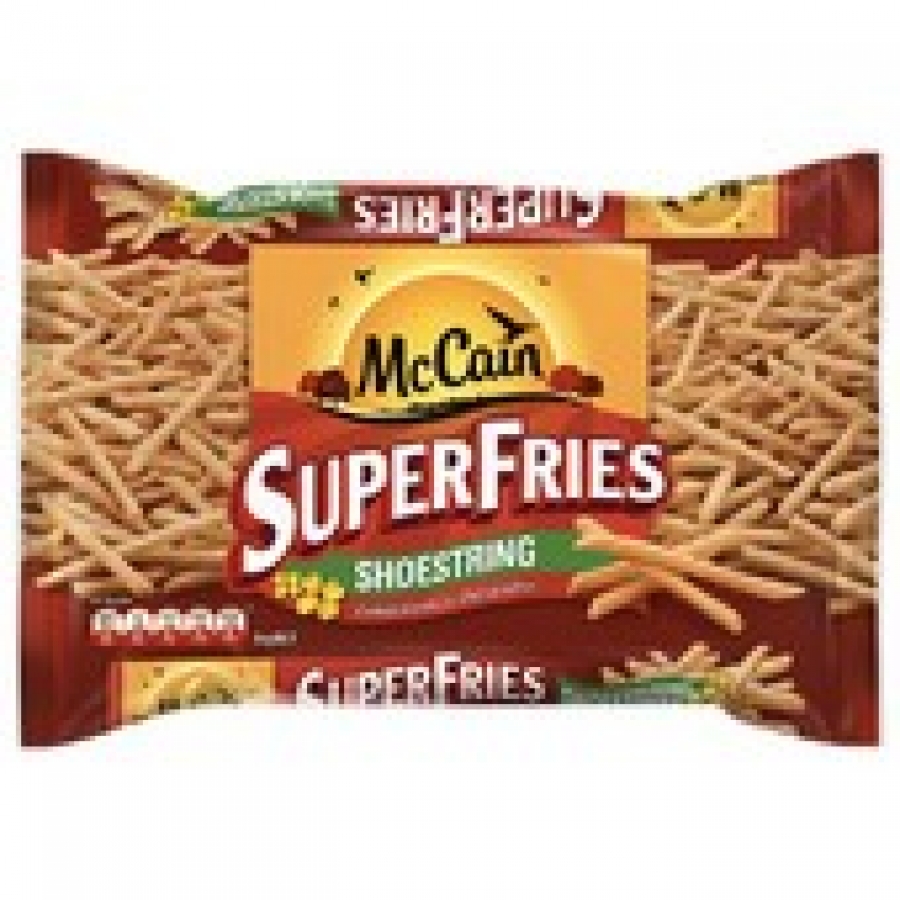 McCain Superfries Shoestring Frozen Potato Chips 1kg