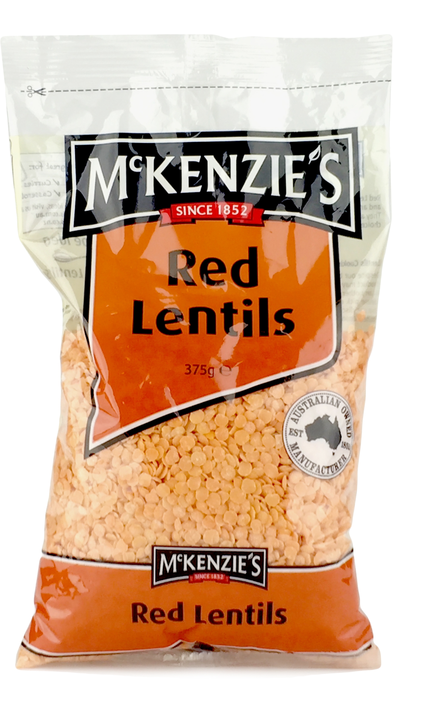 McKenzie's Split Red Lentils 375g