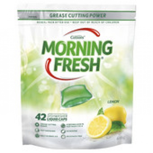 Morning Fresh Lemon Dishwasher Liquid Capsules 42 pack