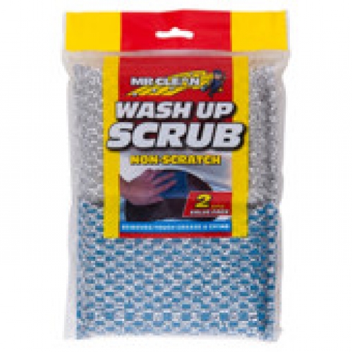 Mr Clean Wash Up Scourer Scrub 2 pack