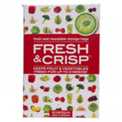 Multipack Medium Fresh & Crisp Vegetable Bags 330mm x 315mm 10 pack