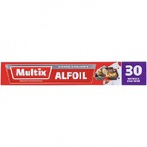 Multix Aluminium Foil Wrap 30m x 30cm 30m