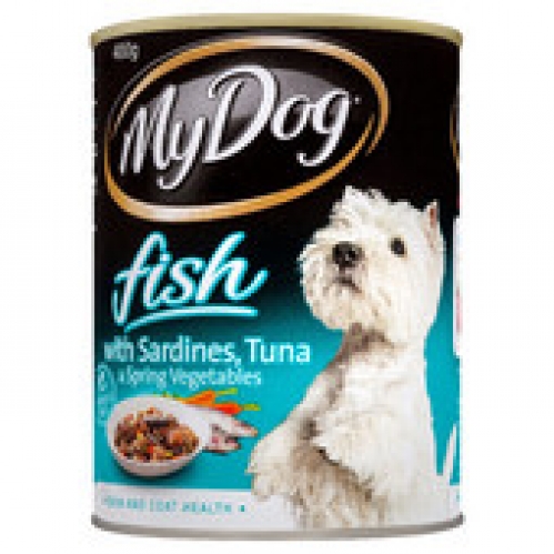 My Dog Fish with Sardines Tuna & Spring Vegetables Canned Dog Food 400g