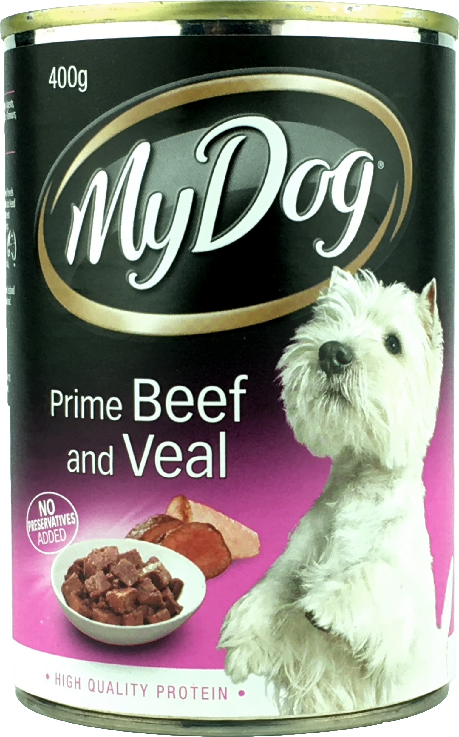 My Dog Prime Beef & Veal Canned Dog Food 400g