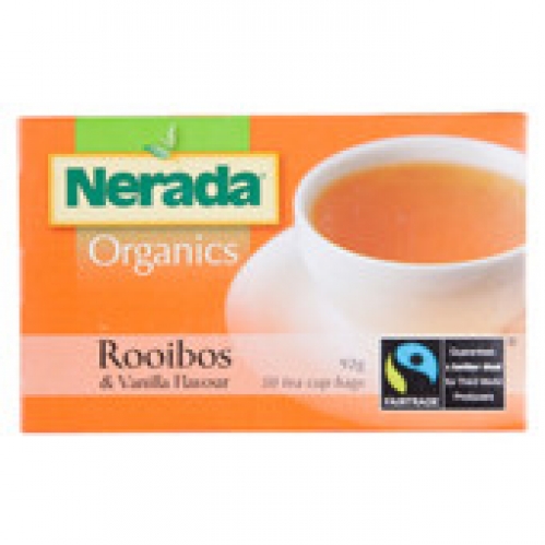 Nerada Organic Rooibos Vanilla Tea Bags 50 pack 92.5g