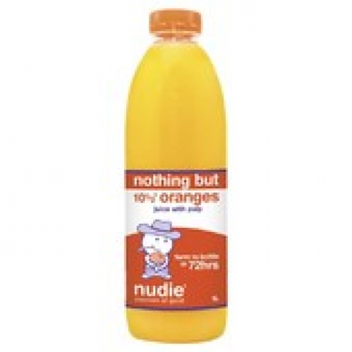 Nudie Nothing But 100% Orange Juice Chilled 1L