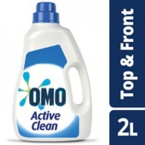 OMO Active Clean Front & Top Loader Laundry Liquid Detergent 2L