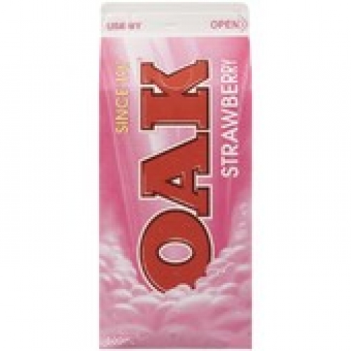 Oak Strawberry Flavoured Milk 600mL
