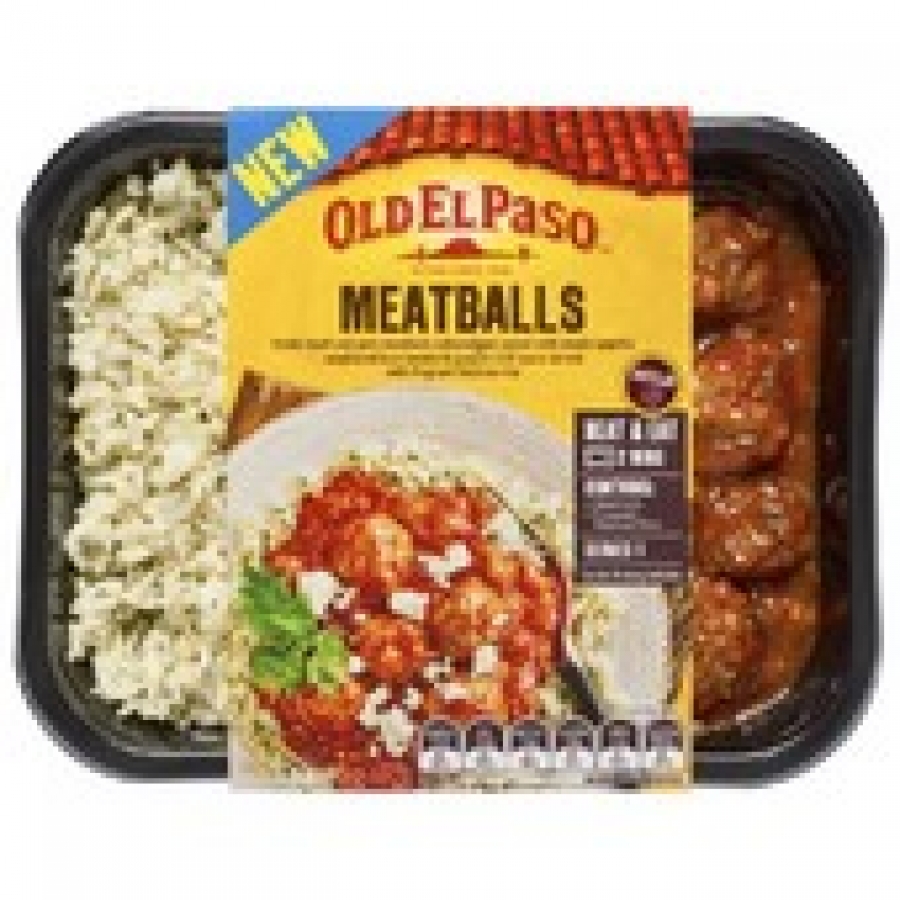 Old El Paso Mexican Meatballs & Rice Meal 350g