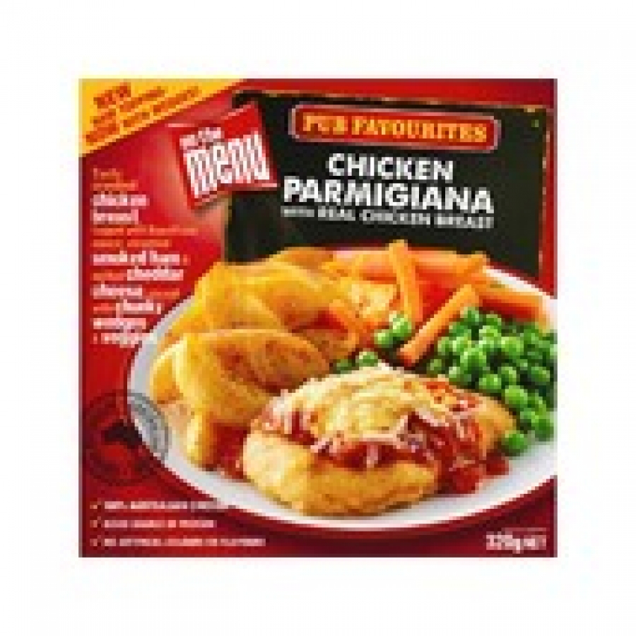 On The Menu Chicken Parmigiana Frozen Meal 320g