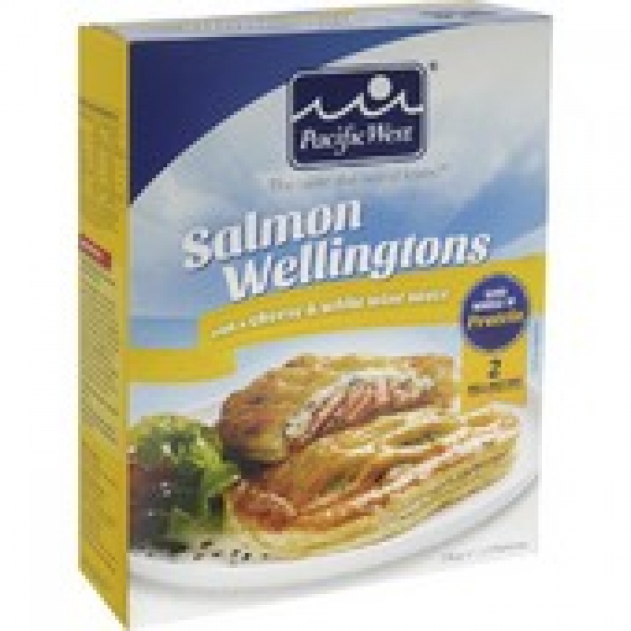 Pacific West Salmon Wellingtons With Cheese & White Wine Sauce 280g