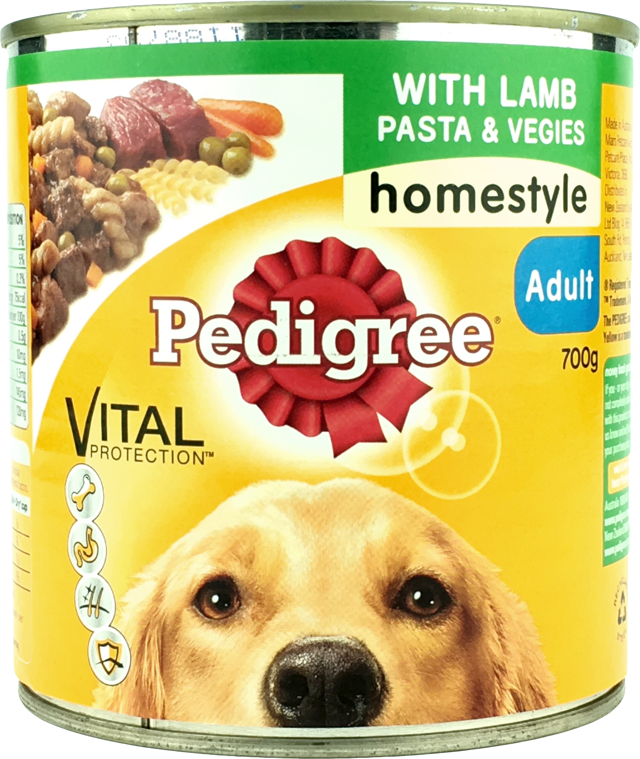 Pedigree Homestyle Lamb Canned Dog Food 700g