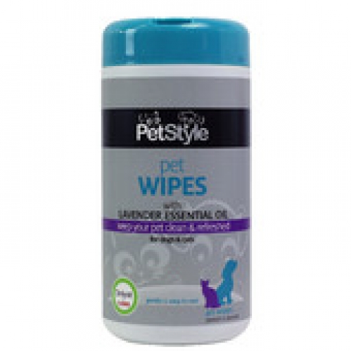 Pet Style Face & Paw Pet Wipes 40 pack
