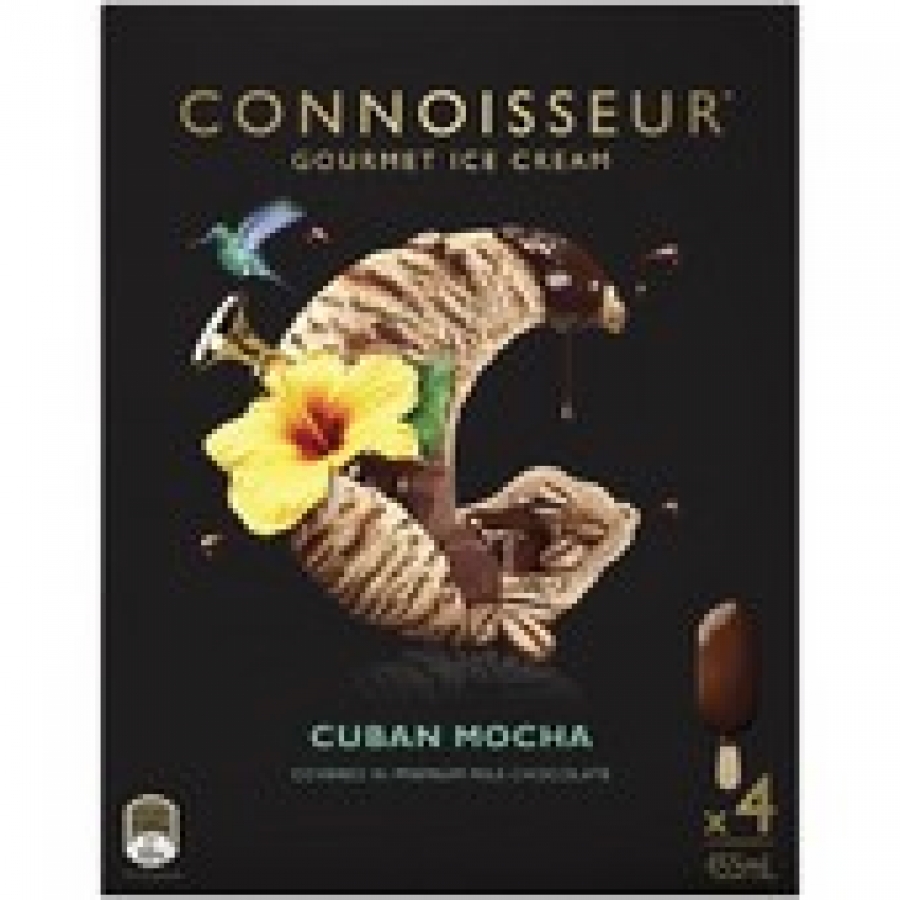 Peters Connoisseur Cuban Mocha Ice Cream 4 pack 455mL