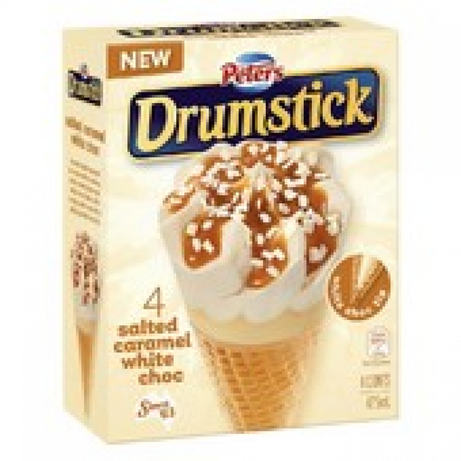 Peters Drumstick Salted Caramel And White Chocolate 475mL