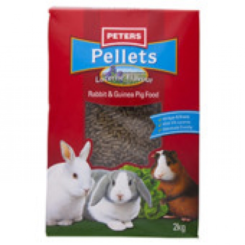 Peters Rabbit & Guinea Pig Lucerne Pellets 2kg
