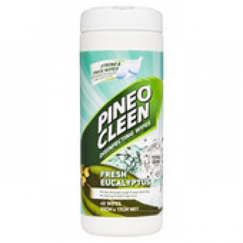 Pine O Cleen All in 1 Lemon Eucalyptus Disinfecting Wipes 40 pack