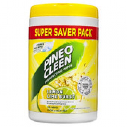 Pine O Cleen All in 1 Lemon Lime Disinfecting Wipes 80 pack