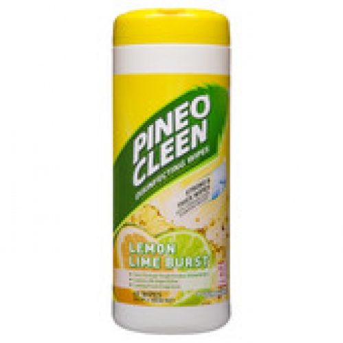 Pine O Cleen All in 1 Lemon Lime Disinfecting Wipes 40 pack