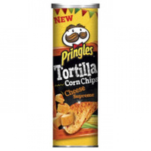 Pringles Cheese Supreme Tortilla Chips 130g