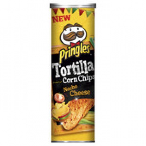 Pringles Nacho Cheese Tortilla Chips 130g