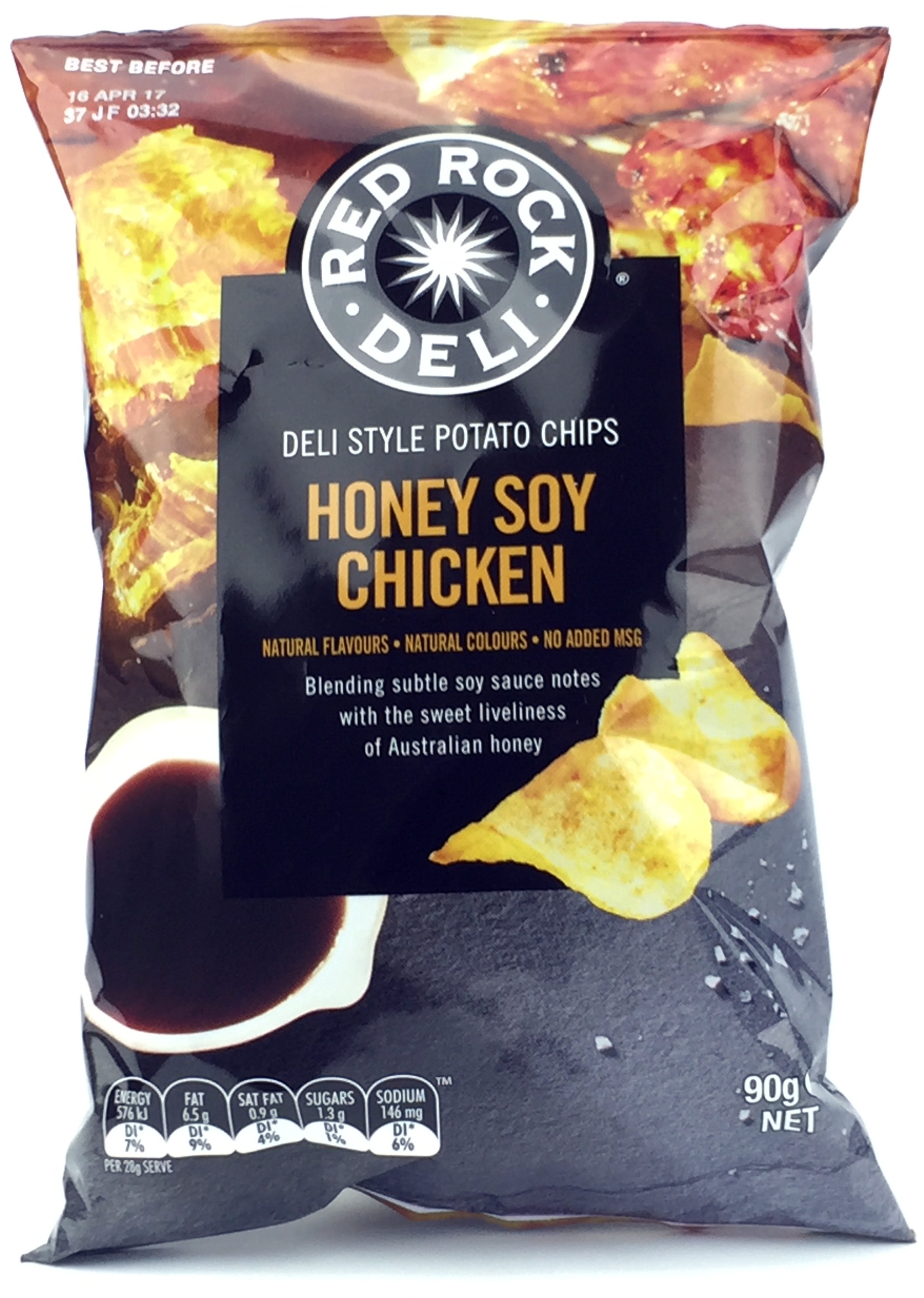 Red Rock Deli Honey Soy Chicken Potato Chips 90g