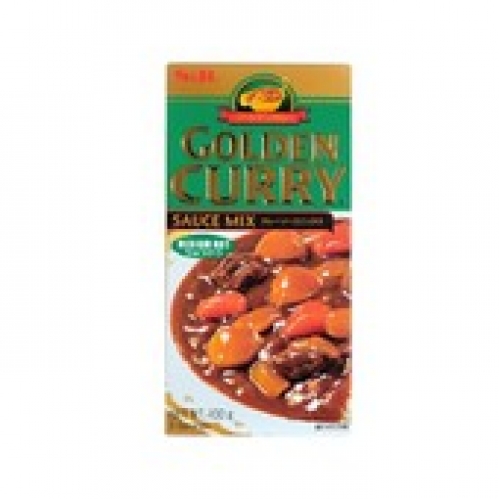 S & B Golden Medium Hot Curry 100g