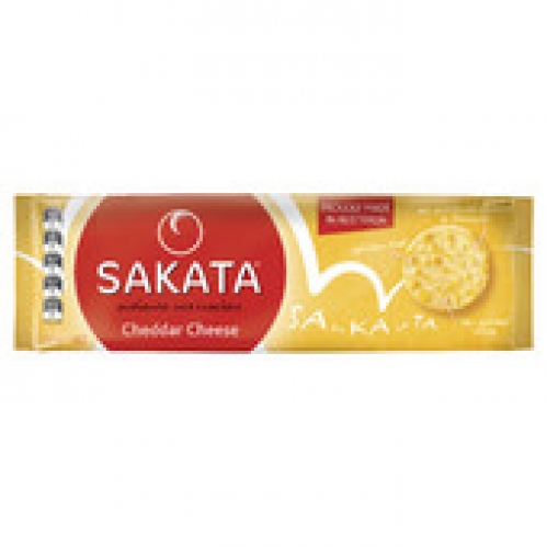 Sakata Extra Tasty Cheddar Cheese Rice Crackers 100g