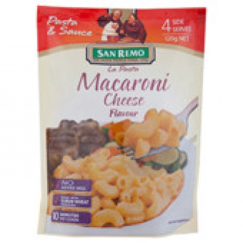 San Remo La Pasta Macaroni Cheese Pasta & Sauce 120g