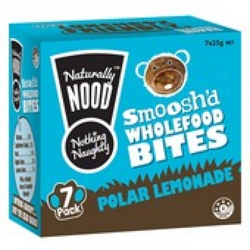 Sanitarium Naturally Nood Polar Lemonade Smooshd Wholefood Bites 7 Pack 175g