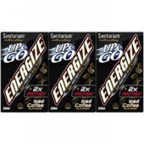 Sanitarium Up & Go Energize Coffee Liquid Breakfast 250mL 750mL