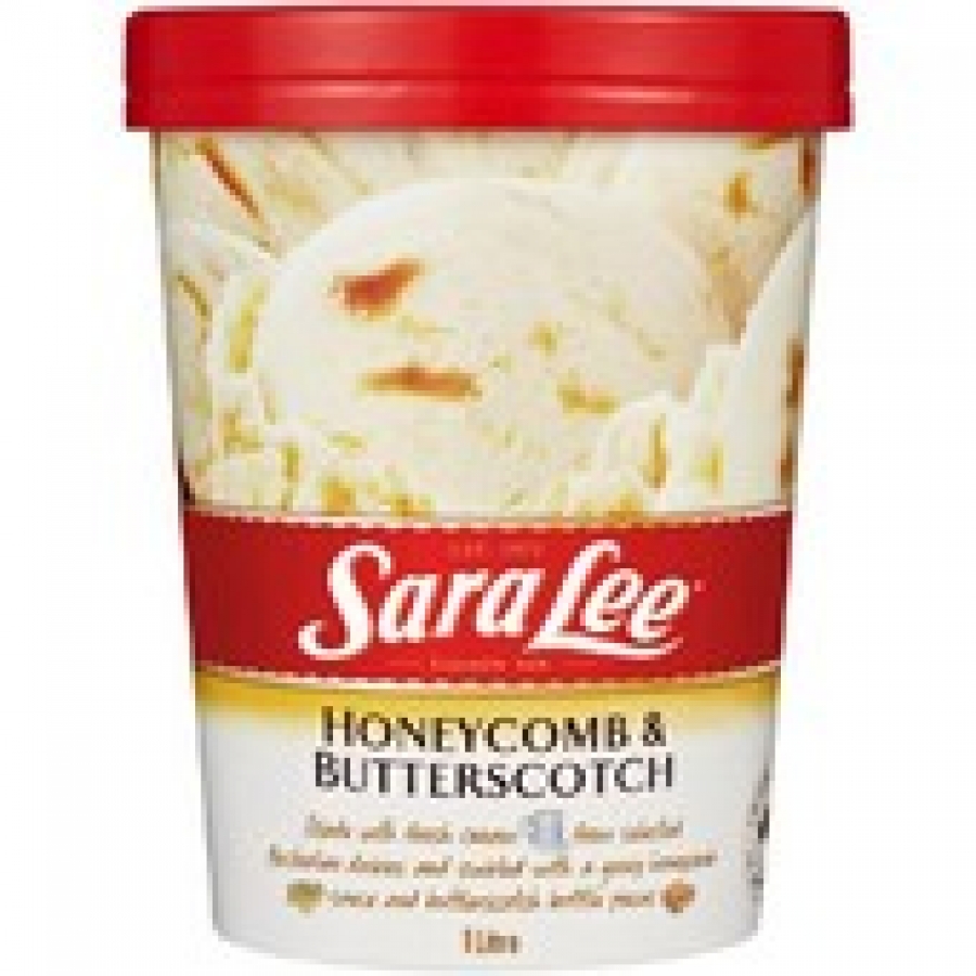 Sara Lee Classic Honeycomb & Butterscotch Ice Cream 1L
