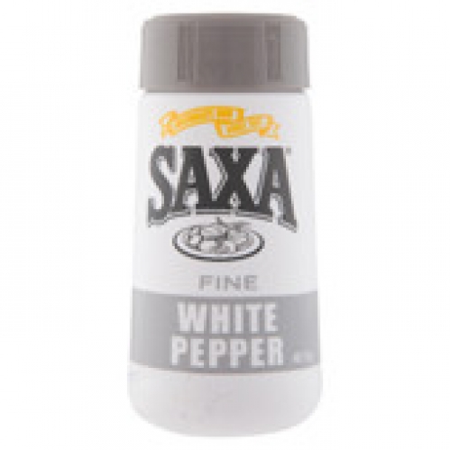 Saxa Ground White Pepper 50g