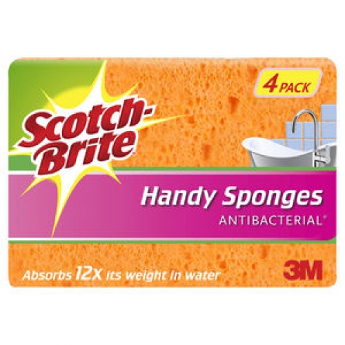 Scotch Brite Anti Bacterial Multi Purpose Sponge 4 pack