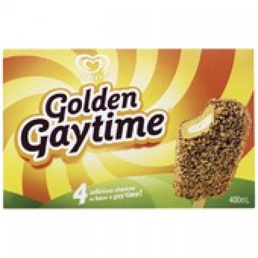 Streets Golden Gaytime Original 4 pack 400mL