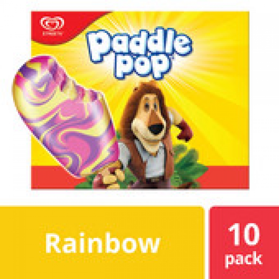 Streets Paddle Pop Rainbow 10 pack 680mL