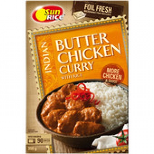 Sunrice Indian Butter Chicken & Rice Ready Meal 350g
