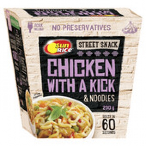 Sunrice Street Snack Chicken With A Kick 200g