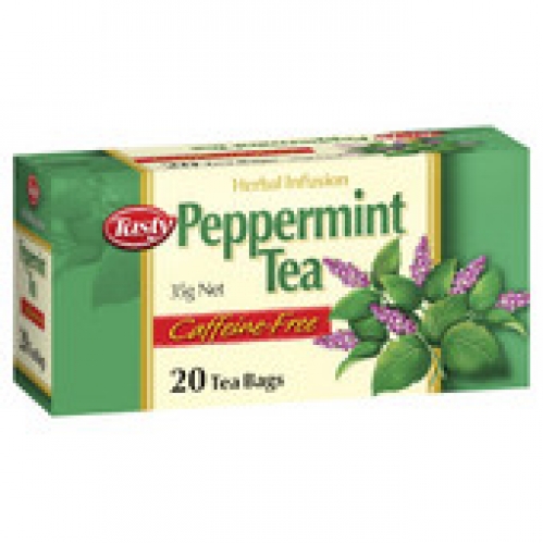 Tasty Herbal Infusion Peppermint Caffeine Free Tea Bags 20 pack 35g