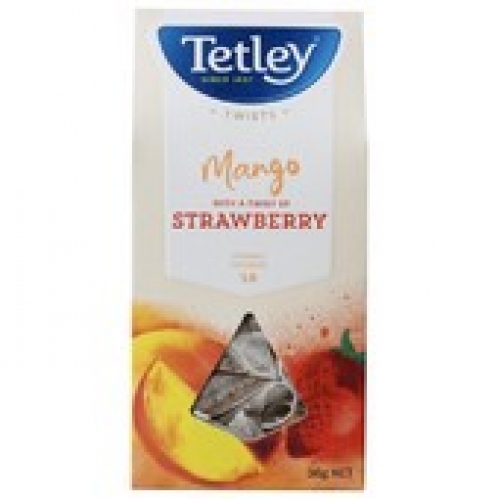 Tetley Infusions Mango & Strawberry Tea Bags 18 pack 36g