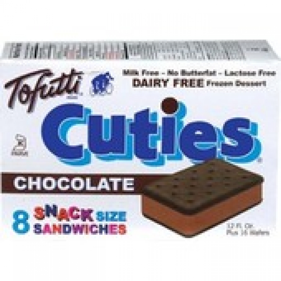 Tofutti Cuties Dairy Free Chocolate Ice Cream Sandwich 8 pack 340g