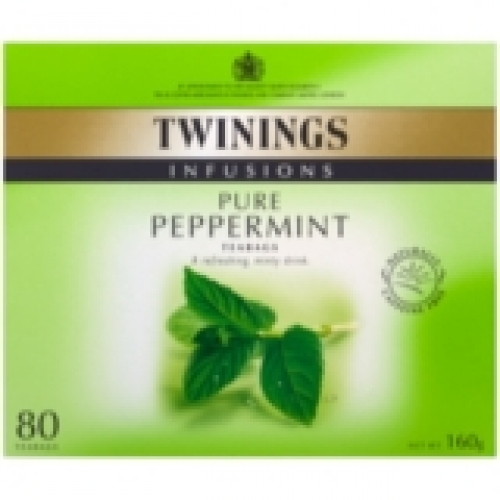 Twinings Herbal Infusions Pure Peppermint Tea Bags 80 pack 160g